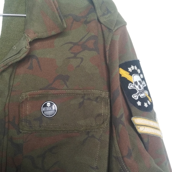 Rugby by Ralph Lauren button down fleece sweater - Picture 2 of 4